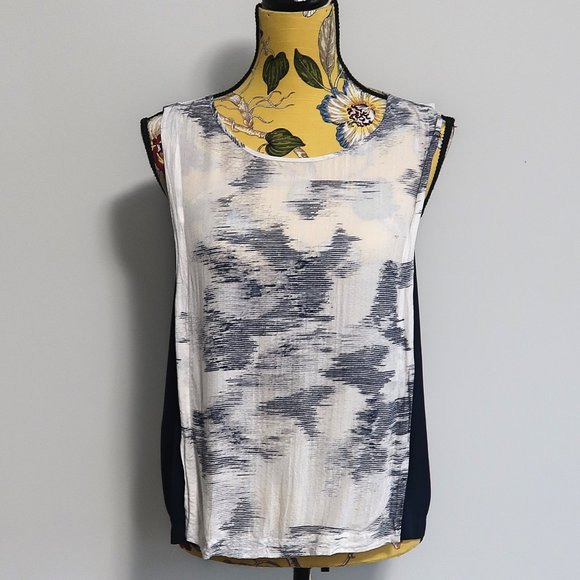 1. State Blue and White Tank Top Medium - Picture 1 of 6